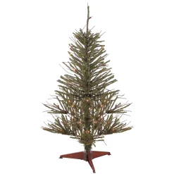 Northlight 3 And 3.5 Feet Tall>3' Warsaw Twig Artificial Christmas Tree - Clear Lights