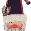 Melrose Santa Claus>13" White And Red Santa Claus With Chalkboard Hat Hanging Christmas Ornament