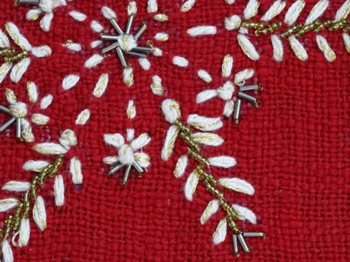 Pillows & Throws*Contemporary Home Living 20" White And Red Snowflake Christmas Throw Pillow For Sofa