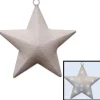 Beistle 16" White And Silver Glittered Light-Up County Western Sparkle Star