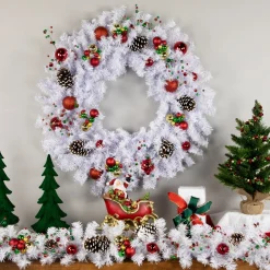 Unlit Wreaths*Northlight 24