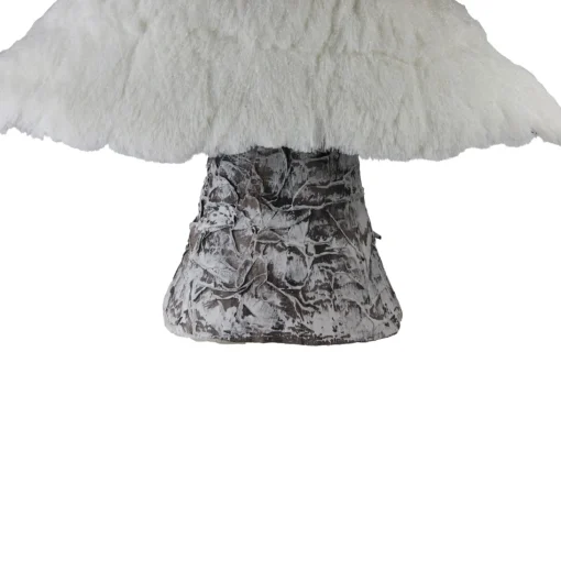 Table Top Pieces*Northlight 20.5" White Faux Fur Birch Tree Christmas Decoration