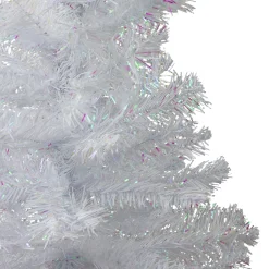 Northlight 2.5 Feet Tall And Smaller>3' White Iridescent Pine Artificial Christmas Tree - Unlit