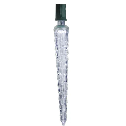 HUB 7" White Led C7 Commercial Icicle Christmas Light Bulb