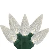 GKI/Bethlehem Lighting 35 White Led C6 Mini Christmas Lights - 16.7 Ft Green Wire