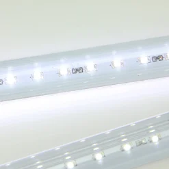 Northlight 6 White Led Dripping Icicle Snowfall Christmas Light Tubes - 21 Ft Clear Wire