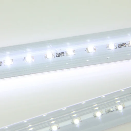 Northlight 6 White Led Dripping Icicle Snowfall Christmas Light Tubes - 21 Ft Clear Wire