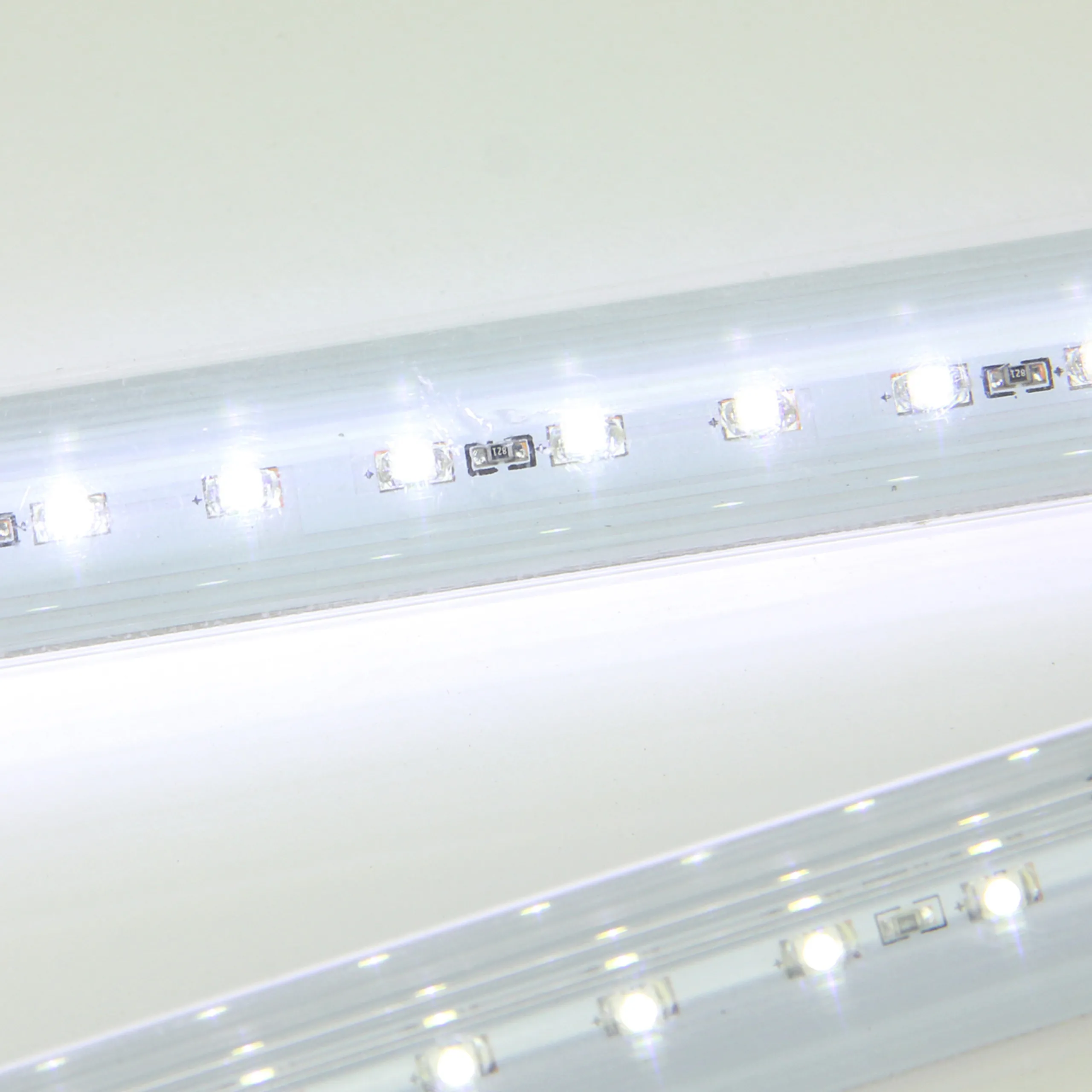 Northlight 6 White Led Dripping Icicle Snowfall Christmas Light Tubes - 21 Ft Clear Wire