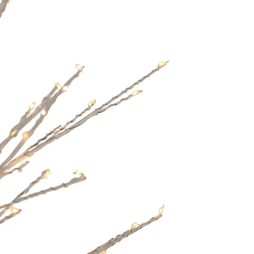 Northlight Twig Trees>5' White Led Lighted Christmas Twig Tree - Warm White Lights