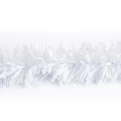 Specialty Garland*Showdown Displays 25' White Metallic Twist Novelty Christmas Garland