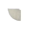 50 Inch And Larger*Contemporary Home Living 64" White Plush Round Christmas Tree Skirt