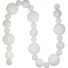 Shatterproof Ball Garland*Northlight 6' White Shatterproof Ball 3-Finish Christmas Garland