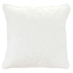 Pillows & Throws*Melrose 17" White Snowflake Square Christmas Throw Pillow