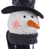 Kurt Adler Snowmen>12" White Snowman With Black Top Hat And Bird House Christmas Ornament