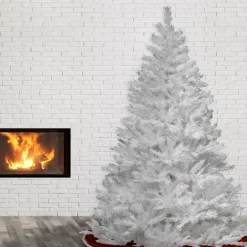 National Tree Company White Trees>7.5' White Winchester Pine Artificial Christmas Tree, Unlit