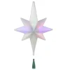 Star Tree Toppers*Brite Star 14.5" Winter Frost B/O Multi-Color Led Bethlehem Star Christmas Tree Topper