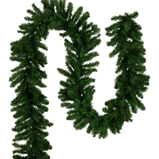 Unlit Garland*Northlight 50' X 12" Balsam Pine Artificial Christmas Garland, Unlit