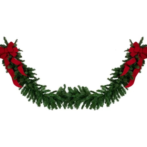 Unlit Garland*Northlight 50' X 14" Balsam Pine Artificial Christmas Garland, Unlit