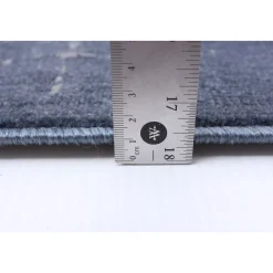 Chaudhary Living 5.25' X 7.5' Blue And White Americana Stars Rectangular Area Throw Rug