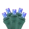 Northlight 4' X 6' Blue Led Wide Angle Christmas Net Lights, Green Wire