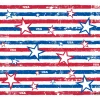 Showdown Displays 7' X 8' Blue Stars And Stripes Patriotic Single Car Garage Door Banner