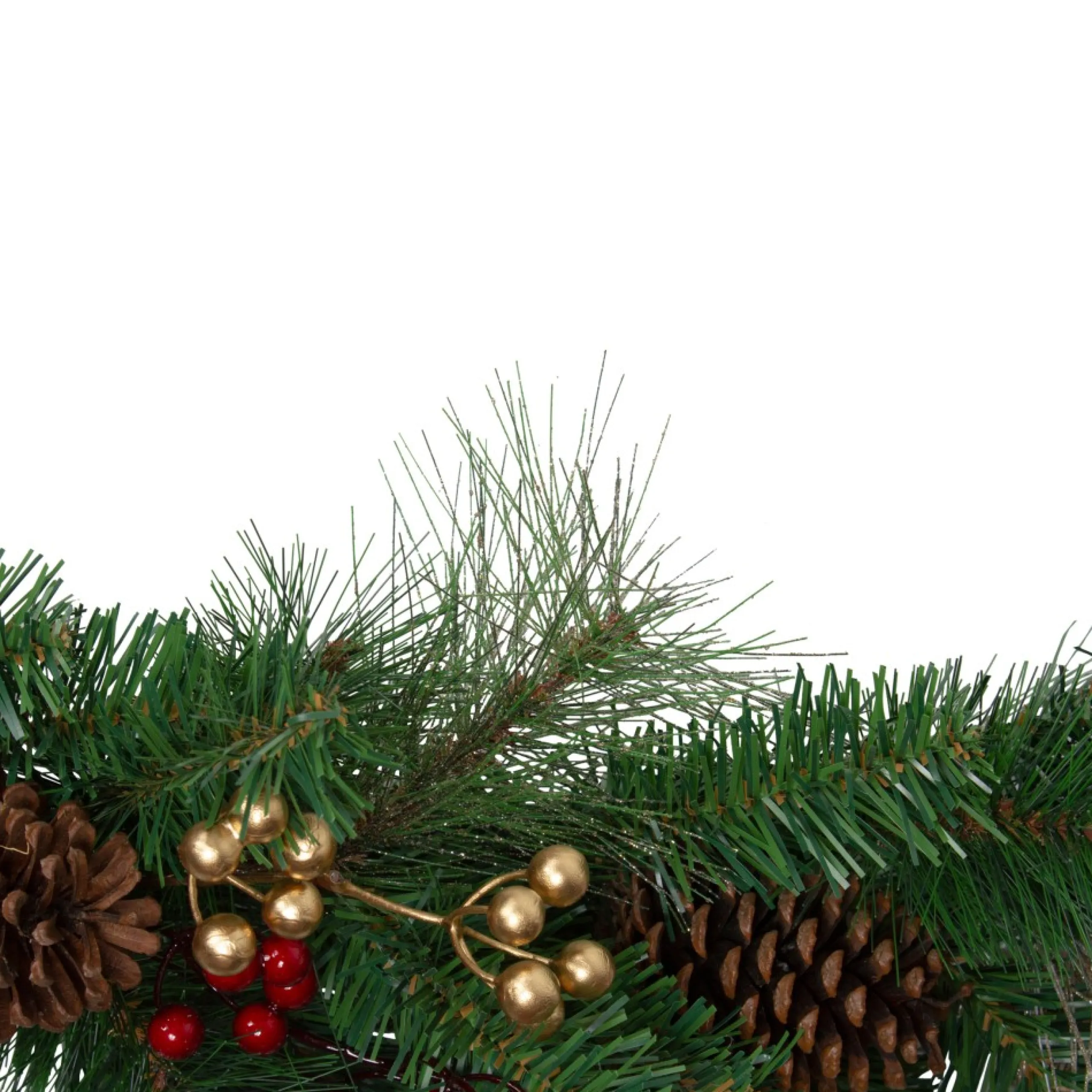 Specialty Garland*Northlight 6' X 12" Bows And Berries Artificial Christmas Garland - Unlit