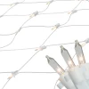 Northlight 4' X 6' Clear Mini Net Style Christmas Lights, White Wire
