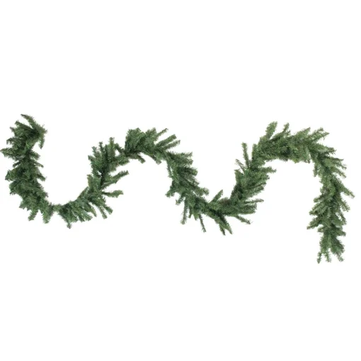 Unlit Garland*Northlight 50' X 10" Commercial Length Canadian Pine Artificial Christmas Garland, Unlit