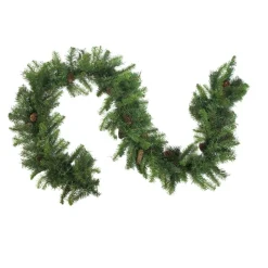 Unlit Garland*Northlight 50' X 12" Dakota Red Pine Artificial Christmas Garland, Unlit