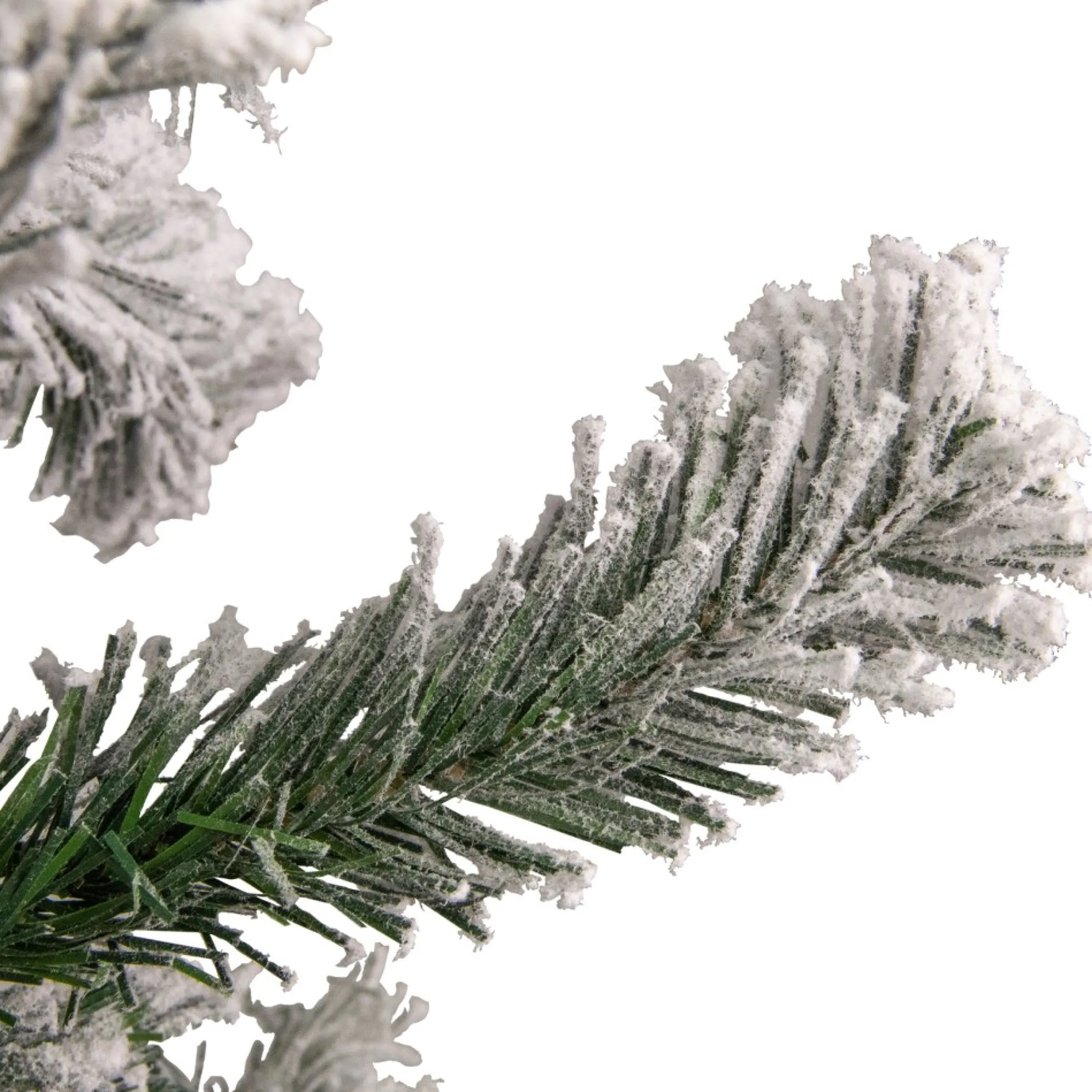 Frosted, Flocked, Iced Garland*Northlight 9' X 10" Flocked Madison Pine Artificial Christmas Garland, Unlit