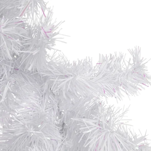 Unlit Garland*Northlight 9' X 10" Icy White Iridescent Spruce Artificial Christmas Garland - Unlit