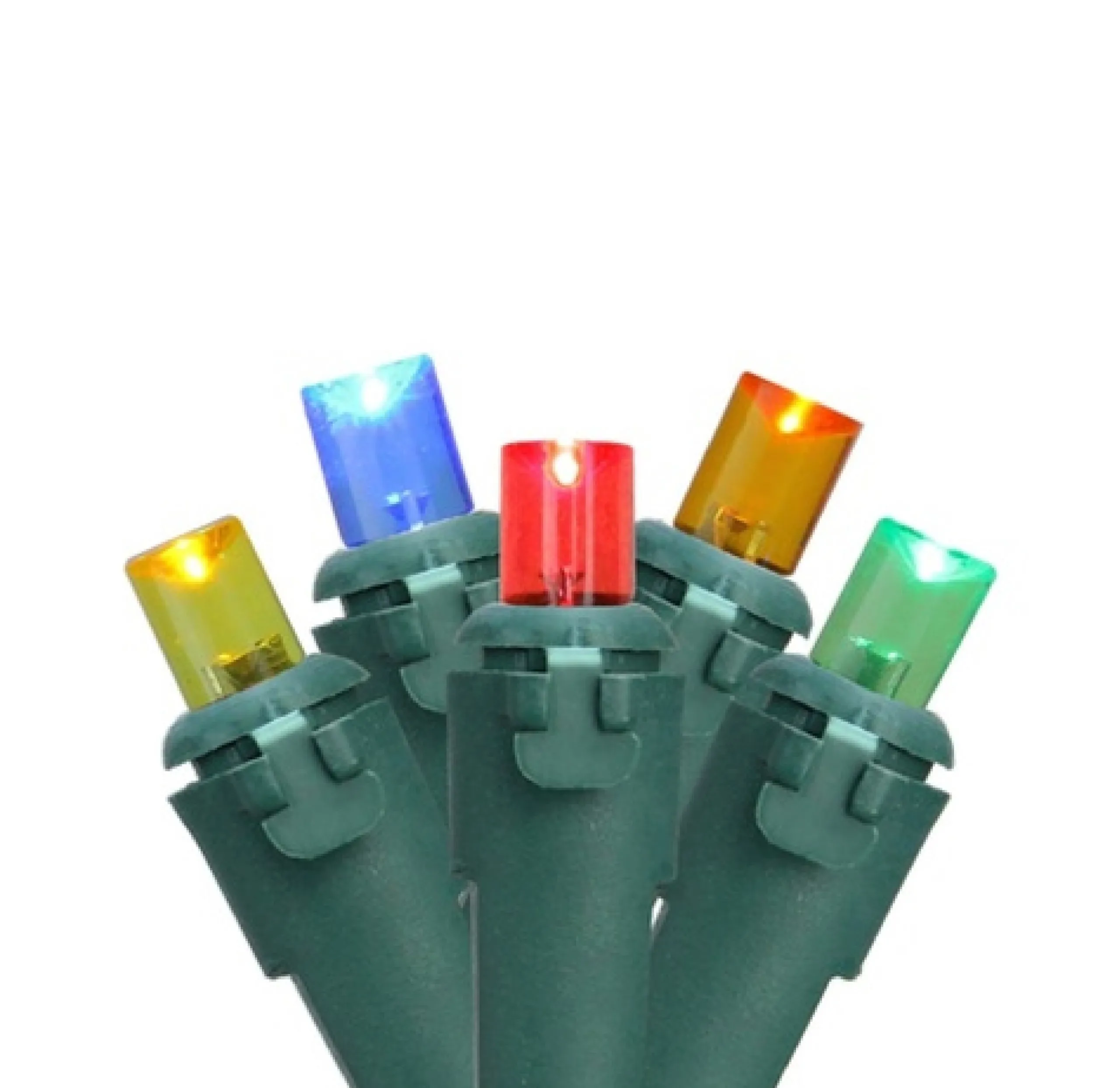 Northlight 4' X 6' Multi-Color Led Wide Angle Net Style Christmas Lights, Green Wire