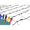 Northlight 4' X 6' Multi-Color Mini Incandescent Net Style Christmas Lights - Green Wire