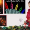 CC Christmas Decor 4' X 6' Multi-Color Mini Twinkling Net Style 150 Christmas Lights - Green Wire