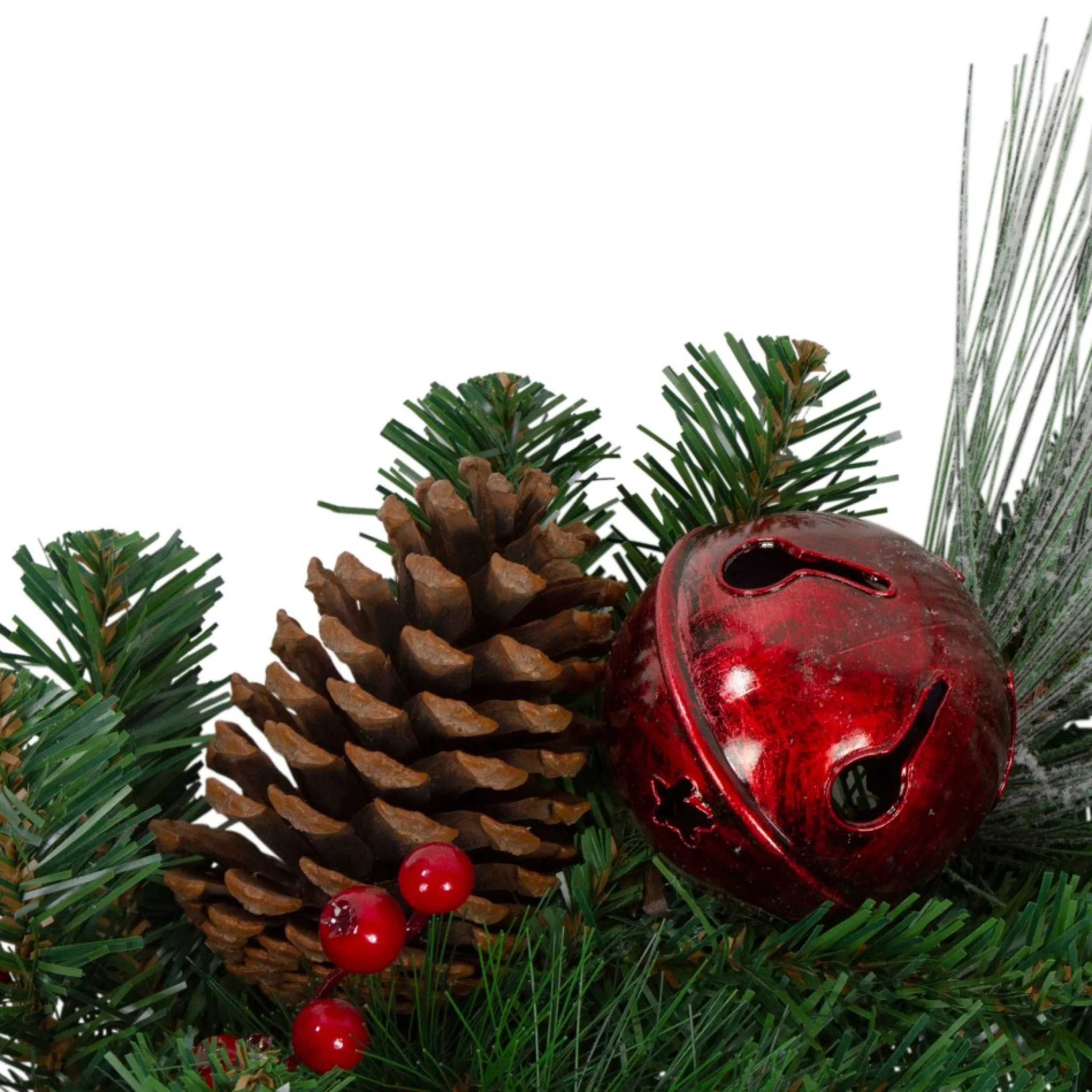 Specialty Garland*Northlight 6' X 12" Plaid And Houndstooth And Berries Artificial Christmas Garland - Unlit