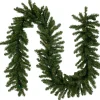 Pre-Lit Garland*Northlight 9' X 12" Pre-Lit Canadian Pine Artificial Christmas Garland, Multicolor Lights