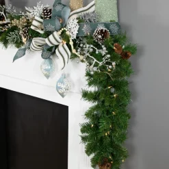 Pre-Lit Garland*Northlight 9' X 12