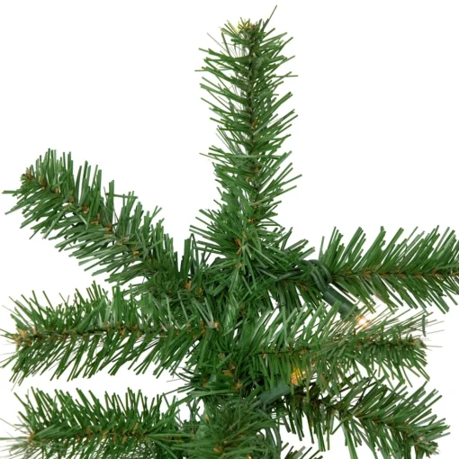 Traditional Pine Garland*Northlight 9' X 10" Pre-Lit Dorchester Pine Artificial Christmas Garland, Clear Lights