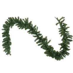 Pre-Lit Garland*Northlight 9' X 10" Pre-Lit Led Canadian Pine Artificial Christmas Garland, Clear Lights