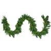 Pre-Lit Garland*Northlight 9' X 14" Pre-Lit Led Mixed Rosemary Pine Artificial Christmas Garland - Warm White Lights