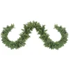 Pre-Lit Garland*Northlight 9' X 9" Pre-Lit Led Oregon Noble Fir Artificial Christmas Garland - Warm White Lights