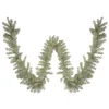 Pre-Lit Garland*Northlight 9 X 12 Pre-Lit Metallic Sterling Silver Artificial Christmas Tinsel Garland - Clear Lights