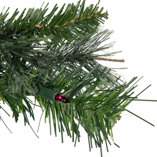 Pre-Lit Garland*Northlight 9' X 10" Pre-Lit Mixed Cashmere Pine Artificial Christmas Garland - Multi-Color Lights