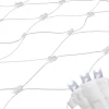 Northlight 2' X 8' Pure White Led Wide Angle Net Style Column Wrap Christmas Lights, White Wire