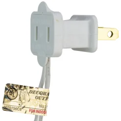 Northlight 2' X 8' Pure White Led Wide Angle Net Style Column Wrap Christmas Lights, White Wire