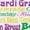 Showdown Displays 7' X 16' Purple And Green Mardi Gras" Double Car Garage Door Banner