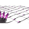 Northlight 2' X 8' Purple Mini Tree Trunk Wrap Christmas Net Lights - Brown Wire