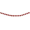 Beaded Garland*Northlight 66' X 0.15" Red Beaded Artificial Christmas Garland - Unlit