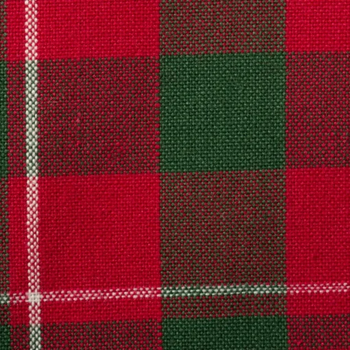 Linens*Contemporary Home Living 14" X 72" Red, Green And White Rectangular Tartan Holly Plaid Table Runner