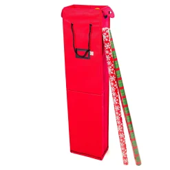 Santa’s Bags Ornament Storage>7" X 11.25" Rose Red Wrapping Paper Christmas Storage Box